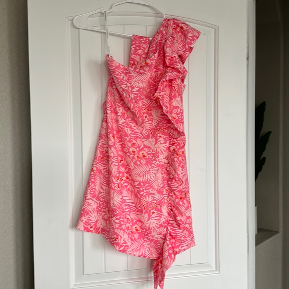 NEW! One shoulder romper dress